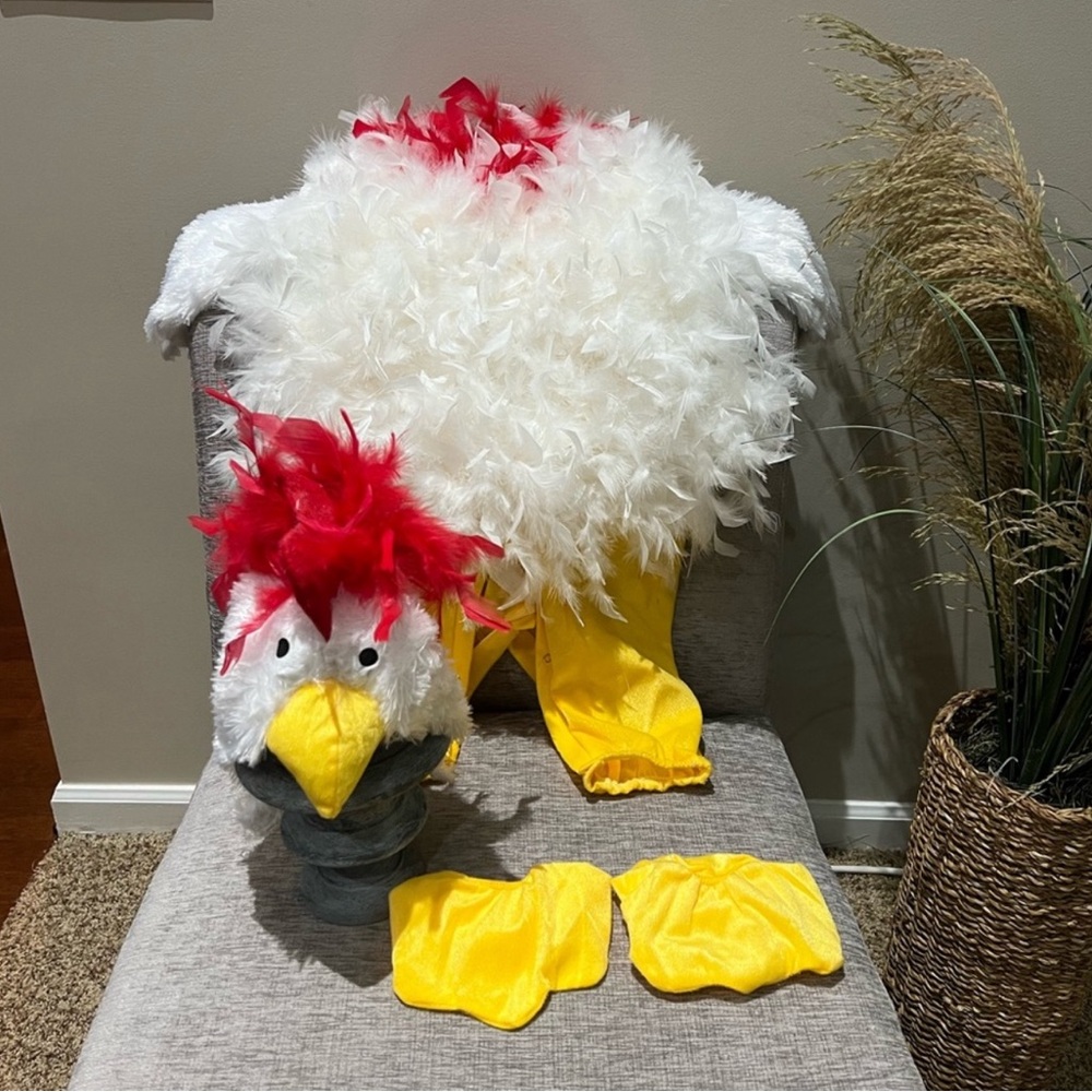 ADORABLE Chicken Feathered Costume